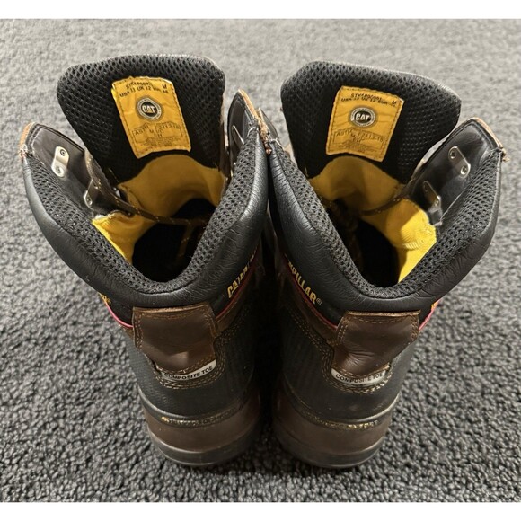 CATERPILLAR Mens Waterproof Composite Toe Work Boot Brown Size 13 P90991 main image 4